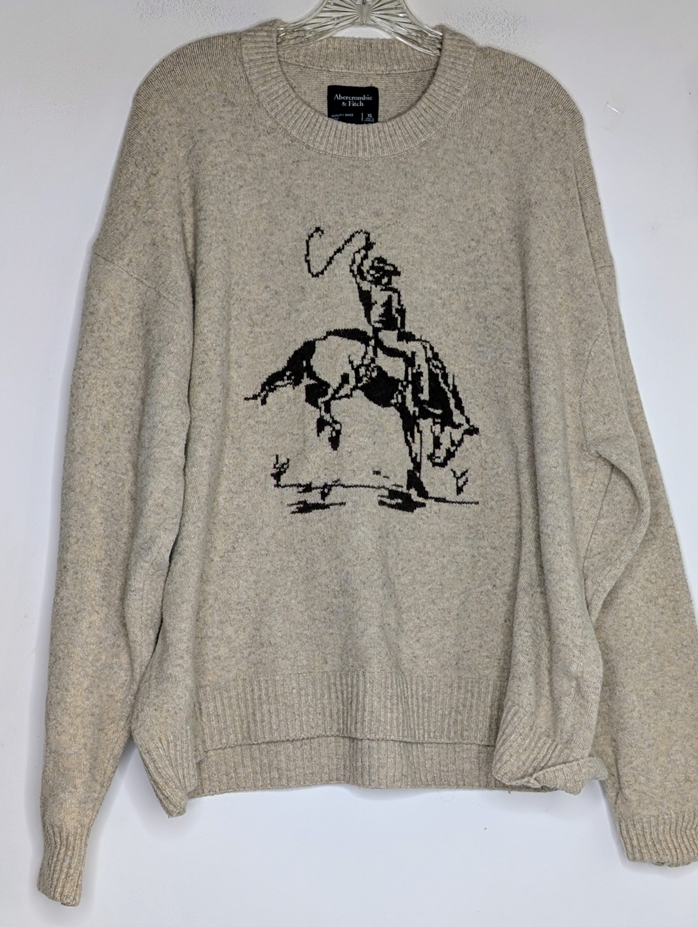 Abercrombie Men’s Cowboy Sweater, Size XL